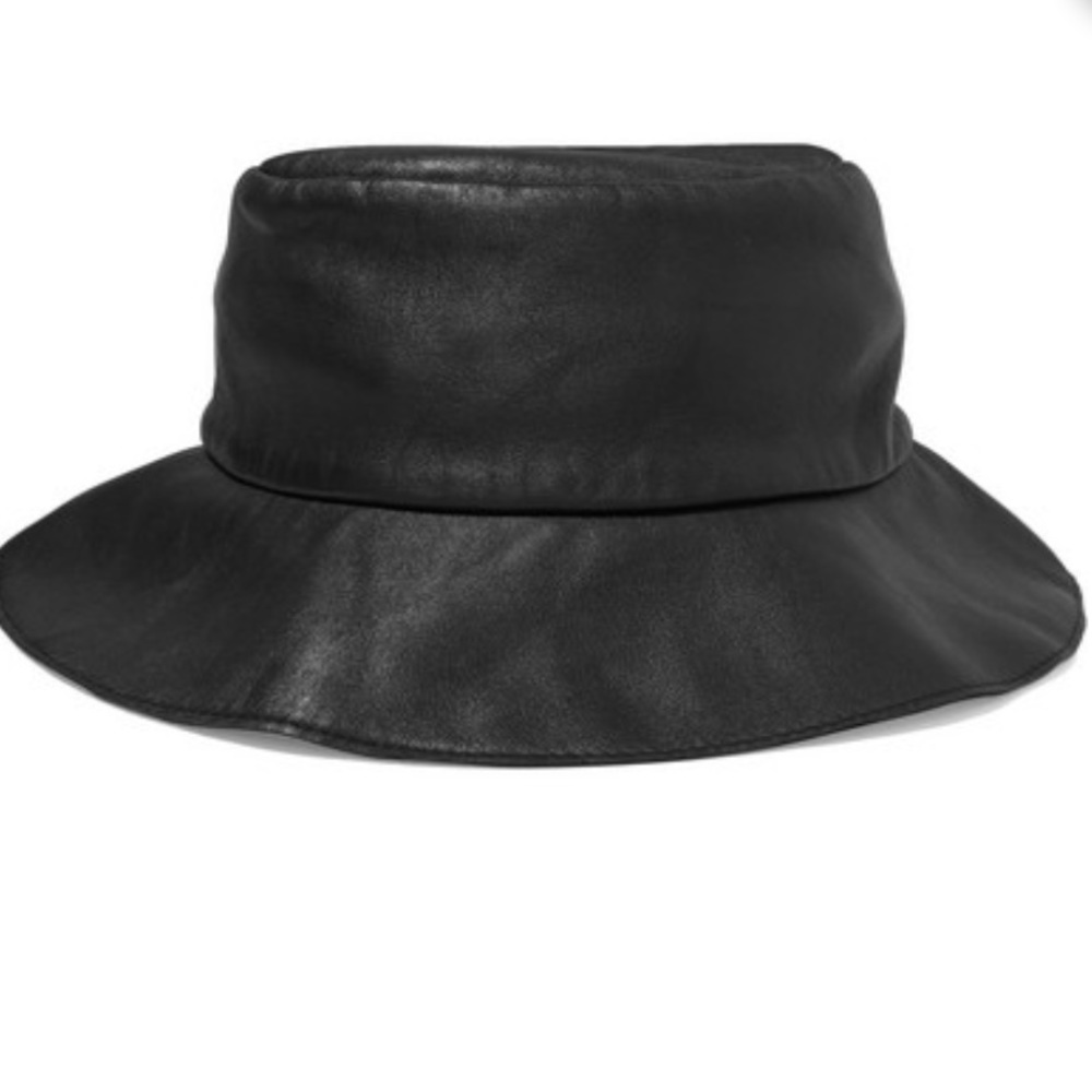 Albus Lumen Leather Bucket Hat